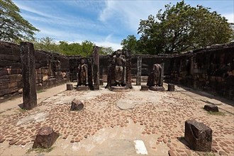 Ancient ruins. Polonnaruwa