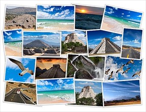 Mexico photos collage