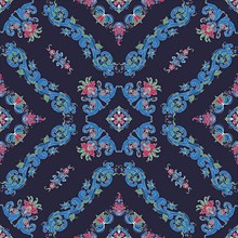 Rosemaling tile