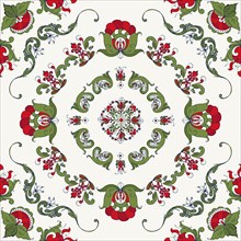 Rosemaling tile