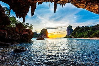Tropical holidays beach vacation in Thailand tourism concept