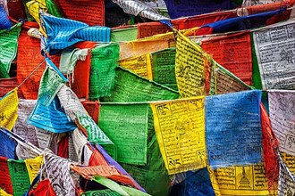 Tibetan Buddhism prayer flags