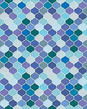 Morroccan tile mosaic pattern