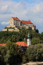 Panorama of the old town and castle