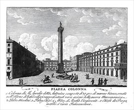 Piazza Colonna is a square in the centre of Rome