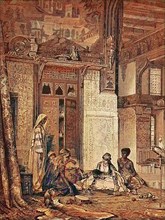 In a harem during the Khalif period