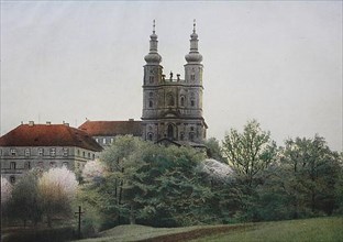 Historical photograph of Banz Castle and Monastery near Lichtenfels