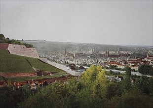 Historical photo of the city of Wuerzburg
