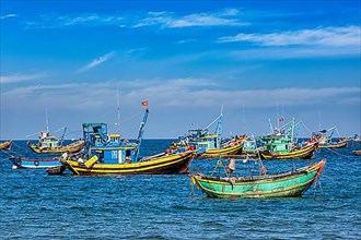 Fishing boats in Mui Ne