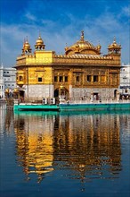 Panorama of Sikh gurdwara Golden Temple