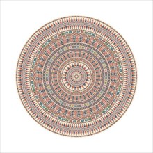 Circular pattern in traditional Palestinian style