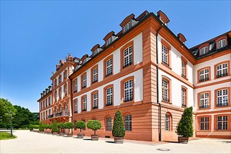 Corner of baroque palace called 'Schloss Biebrich'
