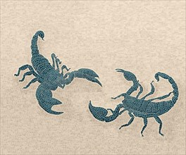 Scorpions mosaic art