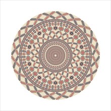 Circular pattern in traditional Palestinian style