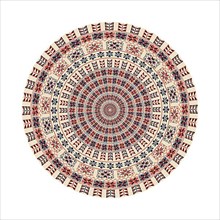 Circular pattern in traditional Palestinian style
