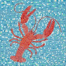 Red lobster mosaic