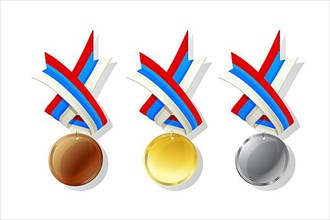 Russia medals in gold