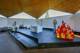 Interior with altar