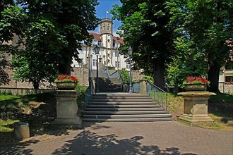 Staircase from the court garden to the former hohenloh castle