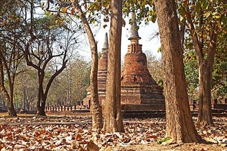 Buddhist Stupas in Kamphaeng Phet Historical Park