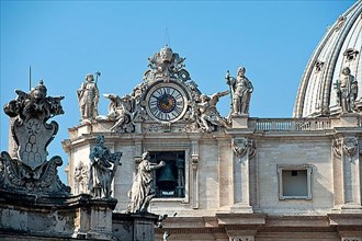 The Italian Clock at St. Peter's Basilica