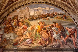 Painting Battle of Ostia