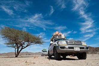 Jeep Safari in desert