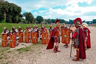 Traditional Group Roman Soldiers