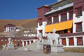Sershu Dzong Tibetan Monastery in Sershu Village