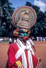 Garudan Thookkam Dancer in Atham Celebration in Tripunithura near Ernakulam