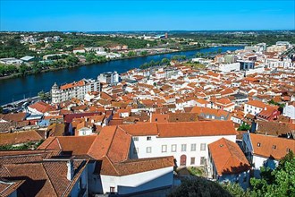 View of the old town and the river Mondego
