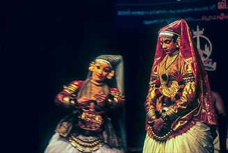Minukku radiant characters the female characters are also performed by men in Kathakali dance