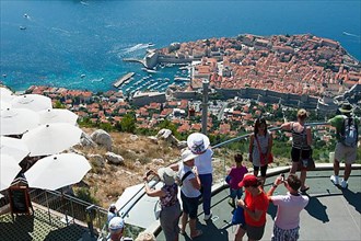 View of the old town from the upper cable car station