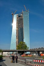 New European Central Bank ECB building
