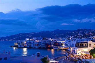Mykonos Town in the Evening