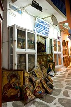 Icons in Mykonos Town