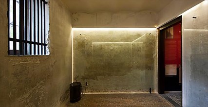 Wall inscriptions of condemned soldiers on death row in the town hall of Poperinge