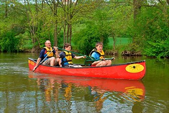 Canoeing on the Unstrut