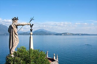 View of Lake Maggiore from Palace of Isola Bella