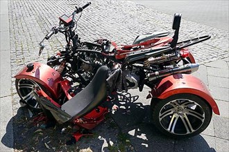 Total loss of a quad bike
