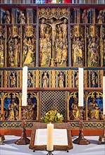 Altar in the main Protestant church of St. Johannis