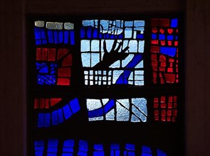 Stained glass window by Emil Wachter