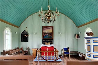 Interior of the church in Bakkagerdi