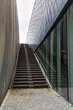Exterior staircase at Petter Dass Museum