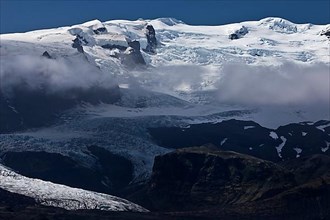 The Fjallsjoekull glacier in Vatnajoekull National Park