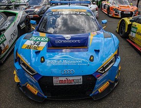 Audi R8 racing car at Parc Ferme