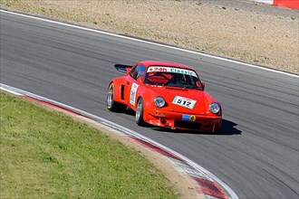 Historic race car Porsche RSR at car race for classic cars youngtimer classic cars 24-hour race 24h race