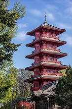 The Red Japanese Tower