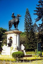 Chamrajendra Odeyar statue in Lal Bagh Botanical Garden