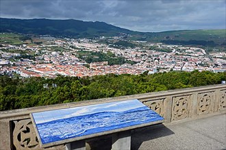 View of Angra do Heroismo from Monte Brasil